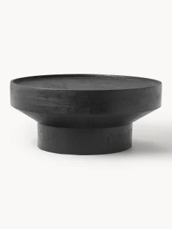 Tavolino rotondo da salotto in legno di mango Benno