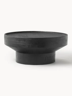 Tavolino rotondo da salotto in legno di mango Benno