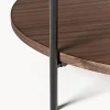 Tavolino rotondo da salotto in legno Renee