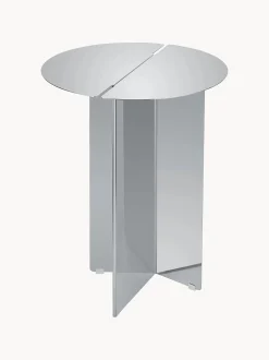Tavolino rotondo in acciaio inossidabile Oru