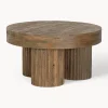 Tavolino rotondo in legno di mango Dacca
