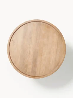 Tavolino rotondo in legno di mango Jeani