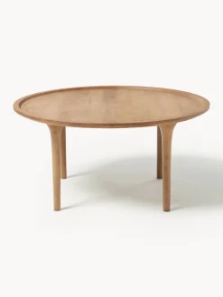 Tavolino rotondo in legno di mango Jeani