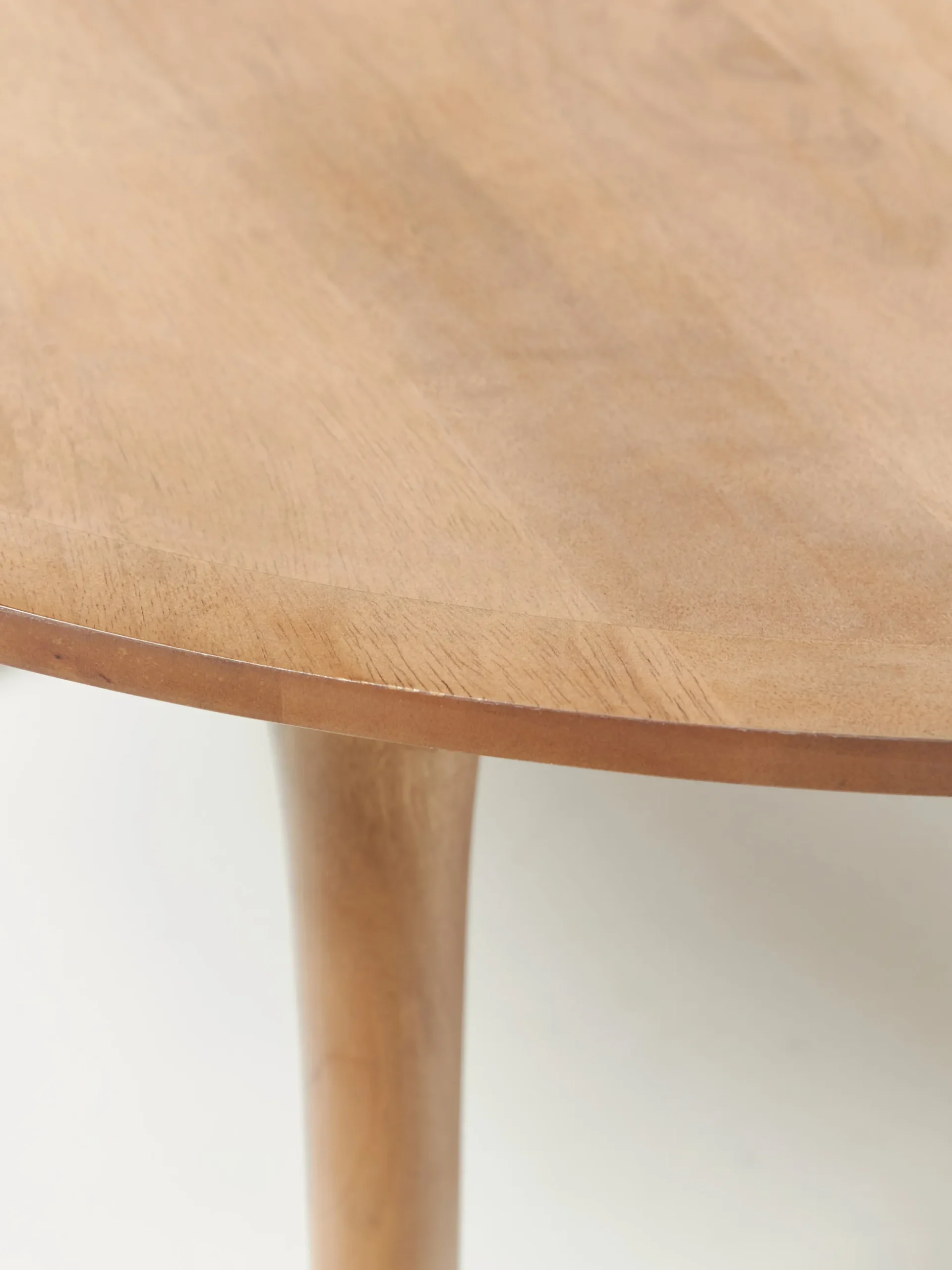 Tavolino rotondo in legno di mango Jeani