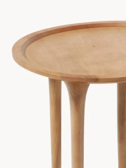 Tavolino rotondo in legno di mango Jeani