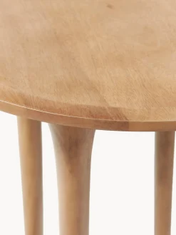 Tavolino rotondo in legno di mango Jeani