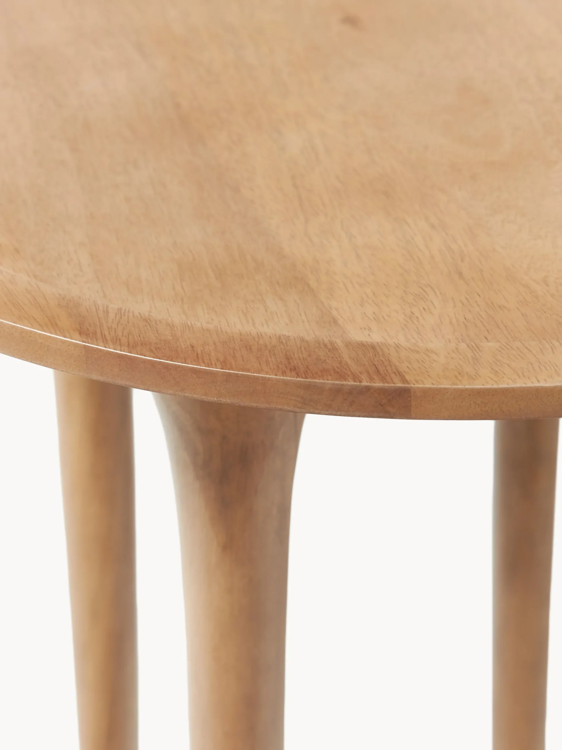 Tavolino rotondo in legno di mango Jeani