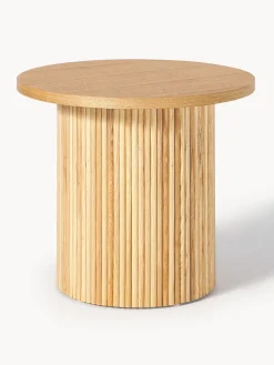 Tavolino rotondo in legno Nele