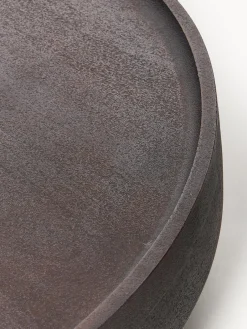 Tavolino rotondo XL in legno di mango Benno
