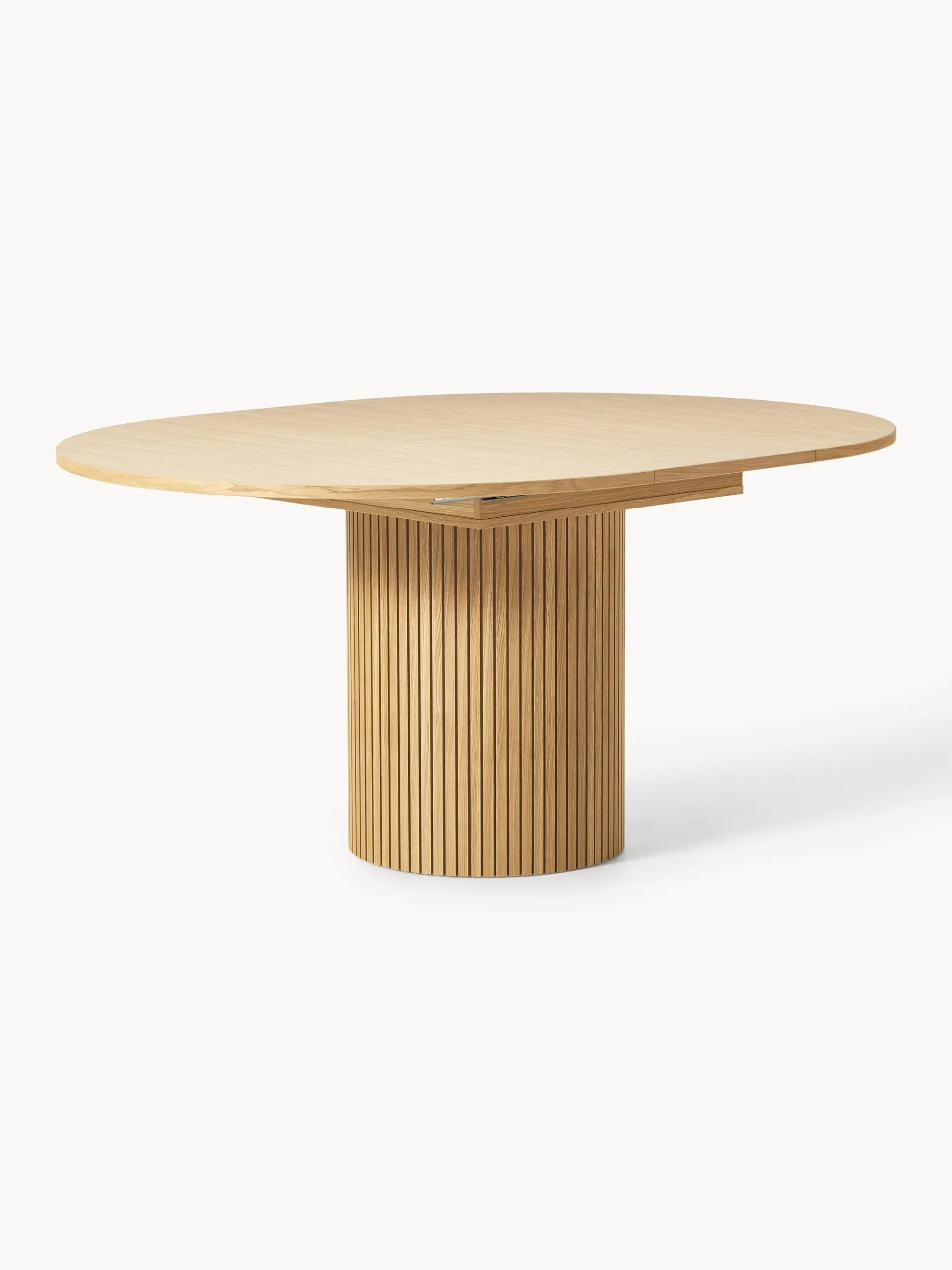 Tavolo allungabile con struttura millerighe Filo, 120 - 160 x 75 cm