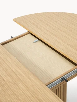 Tavolo allungabile con struttura millerighe Filo, 120 - 160 x 75 cm