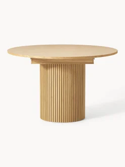 Tavolo allungabile con struttura millerighe Filo, 120 - 160 x 75 cm