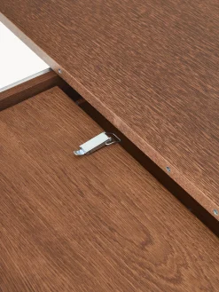 Tavolo allungabile con struttura millerighe Filo, 120 - 160 x 75 cm