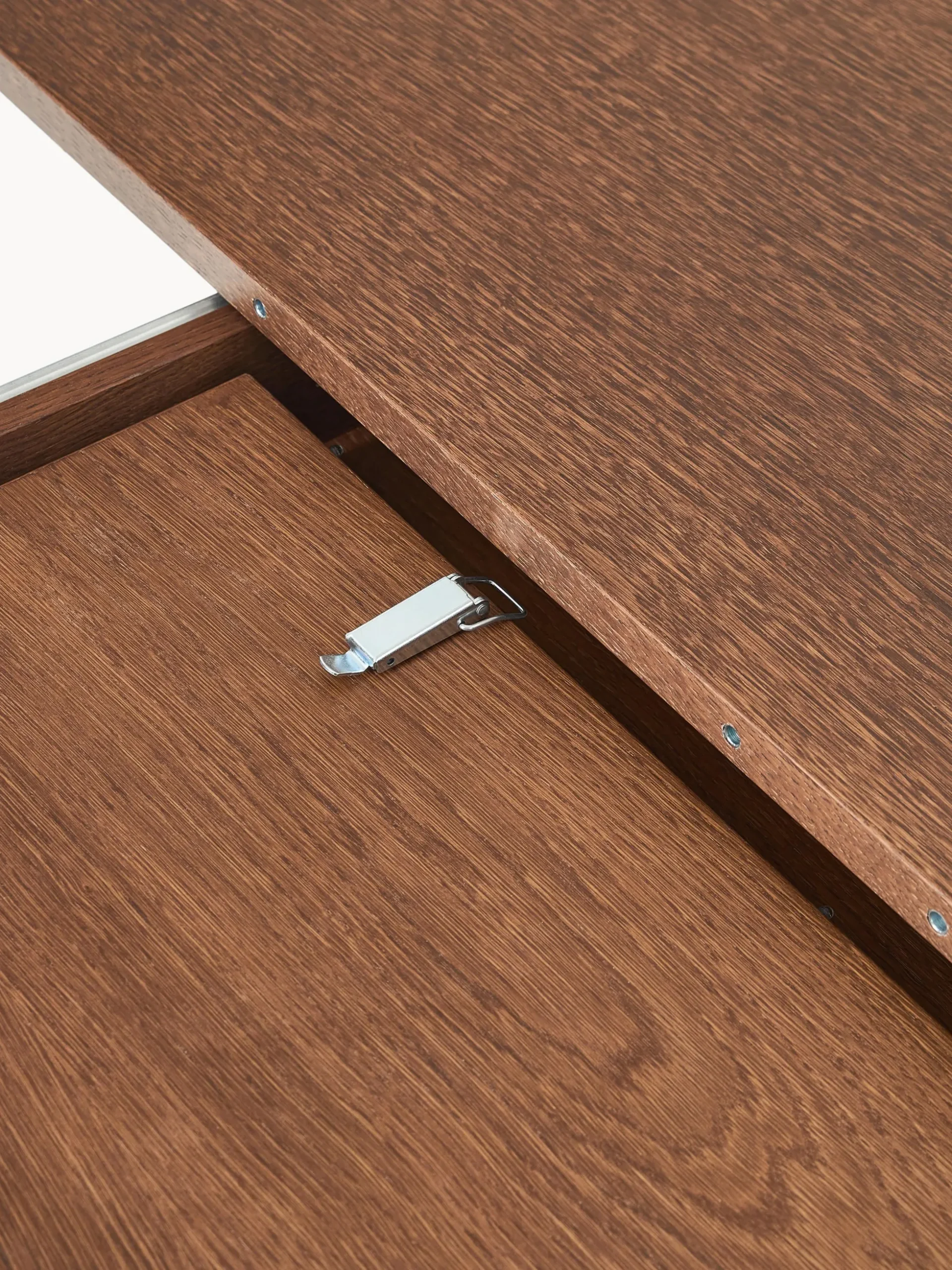 Tavolo allungabile con struttura millerighe Filo, 120 - 160 x 75 cm