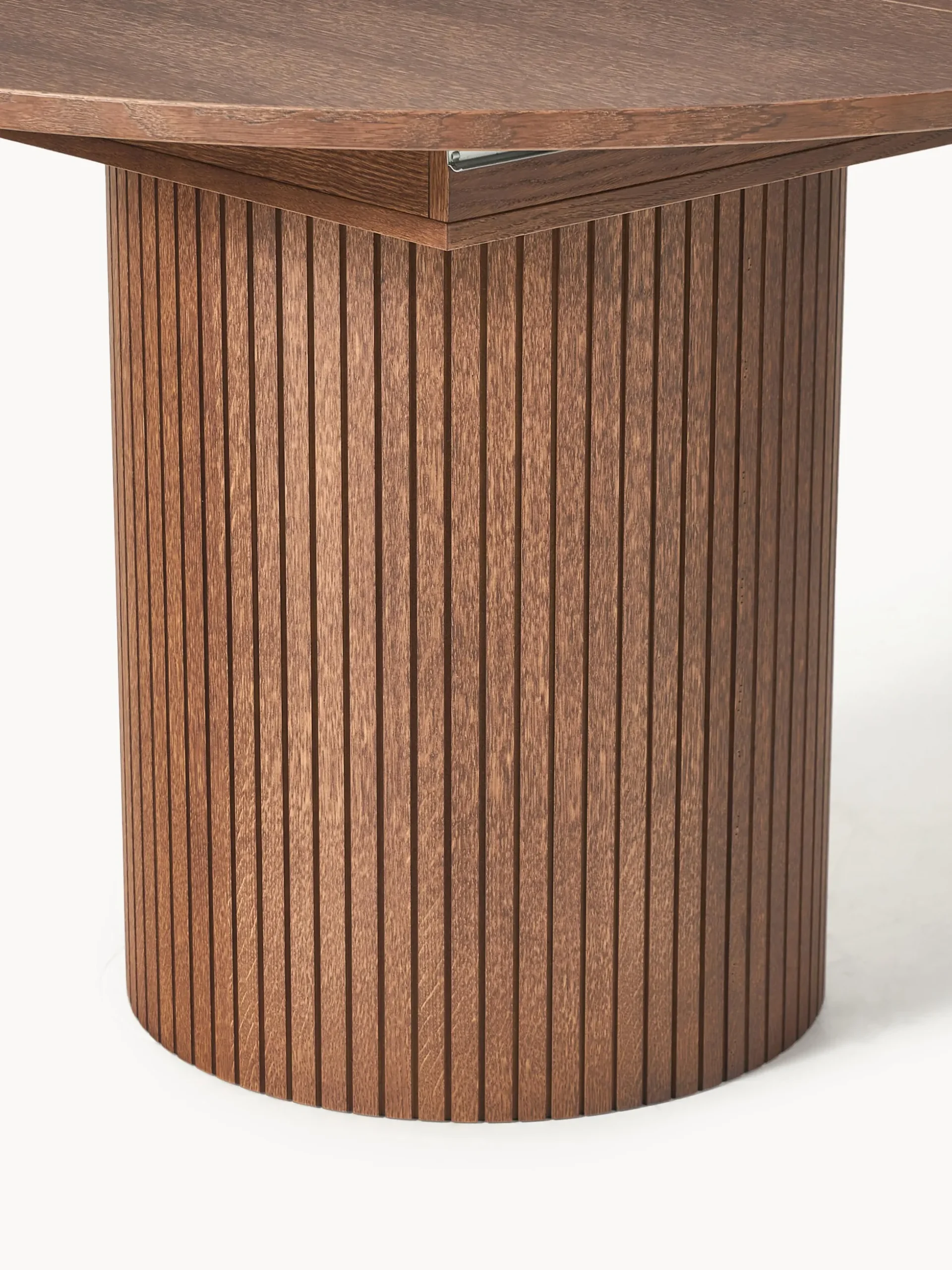 Tavolo allungabile con struttura millerighe Filo, 120 - 160 x 75 cm