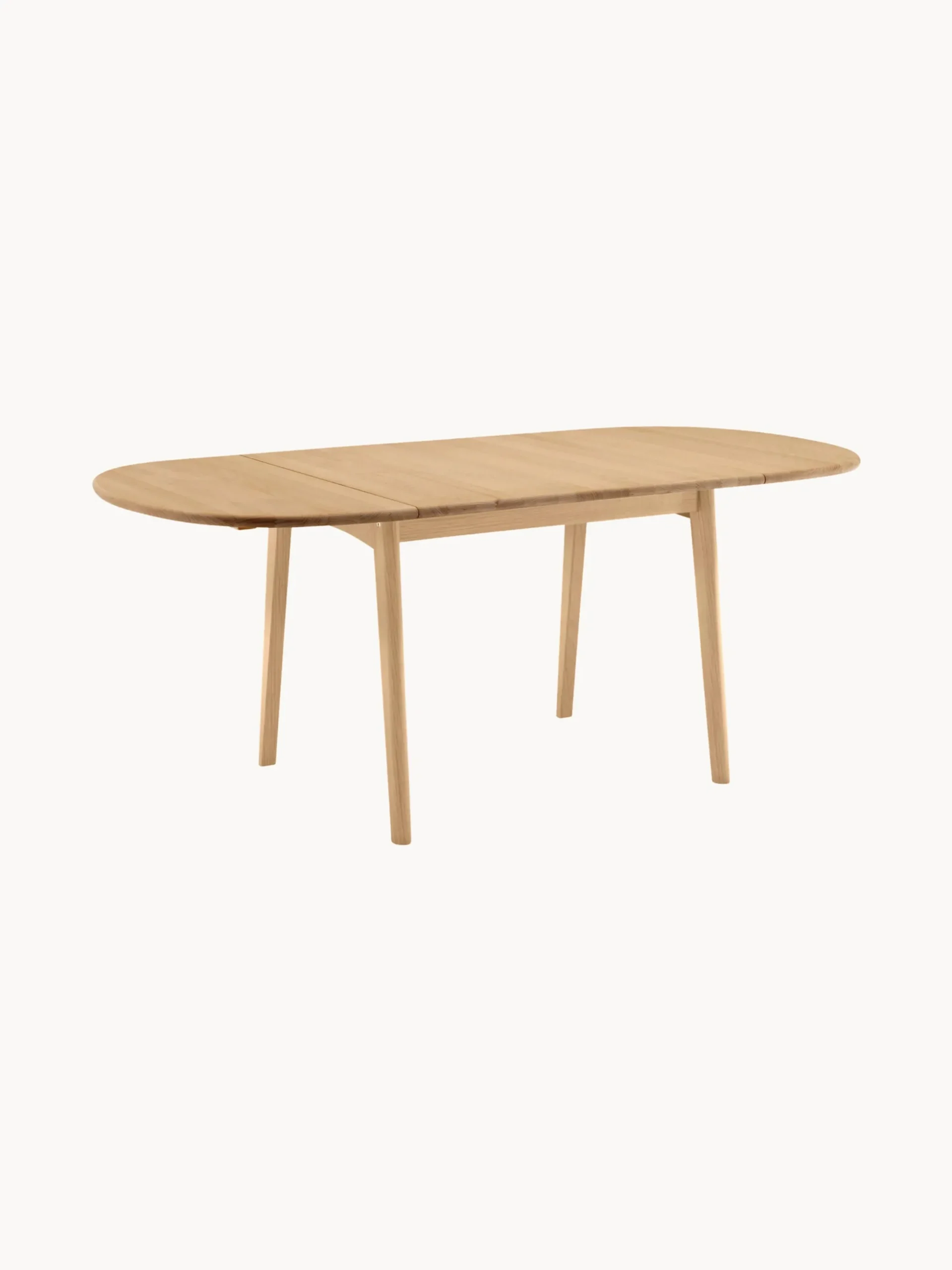 Tavolo allungabile in legno di quercia CH002, 90 - 188 x 90 cm
