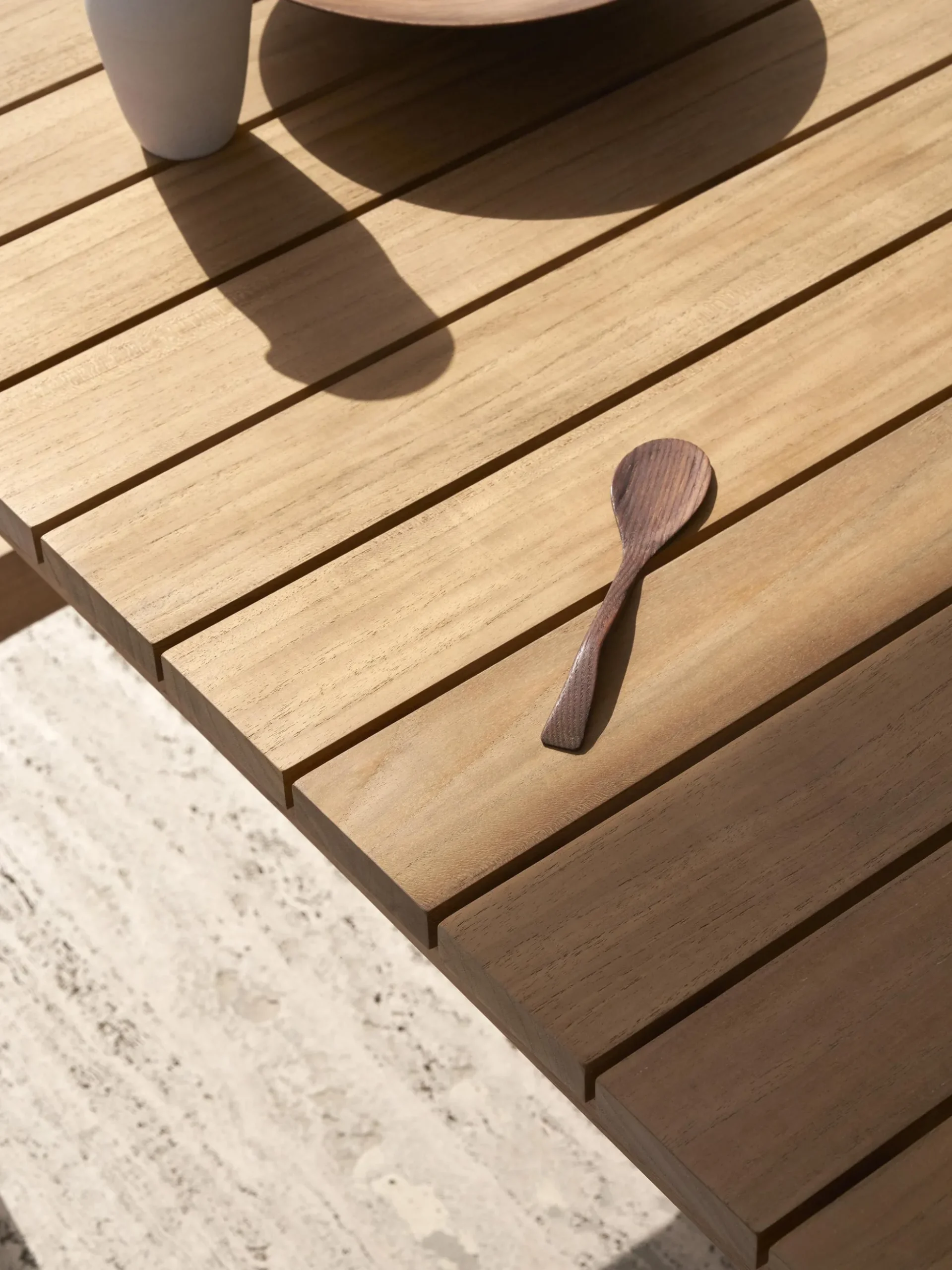 Tavolo da giardino in legno di teak BK15, 153 x 76 cm