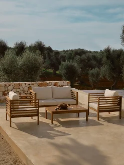 Tavolo da giardino in legno di acacia Bo, 100 x 60 cm
