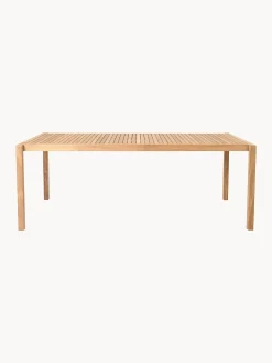 Tavolo da giardino in legno di teak AH901, 203 x 100 cm
