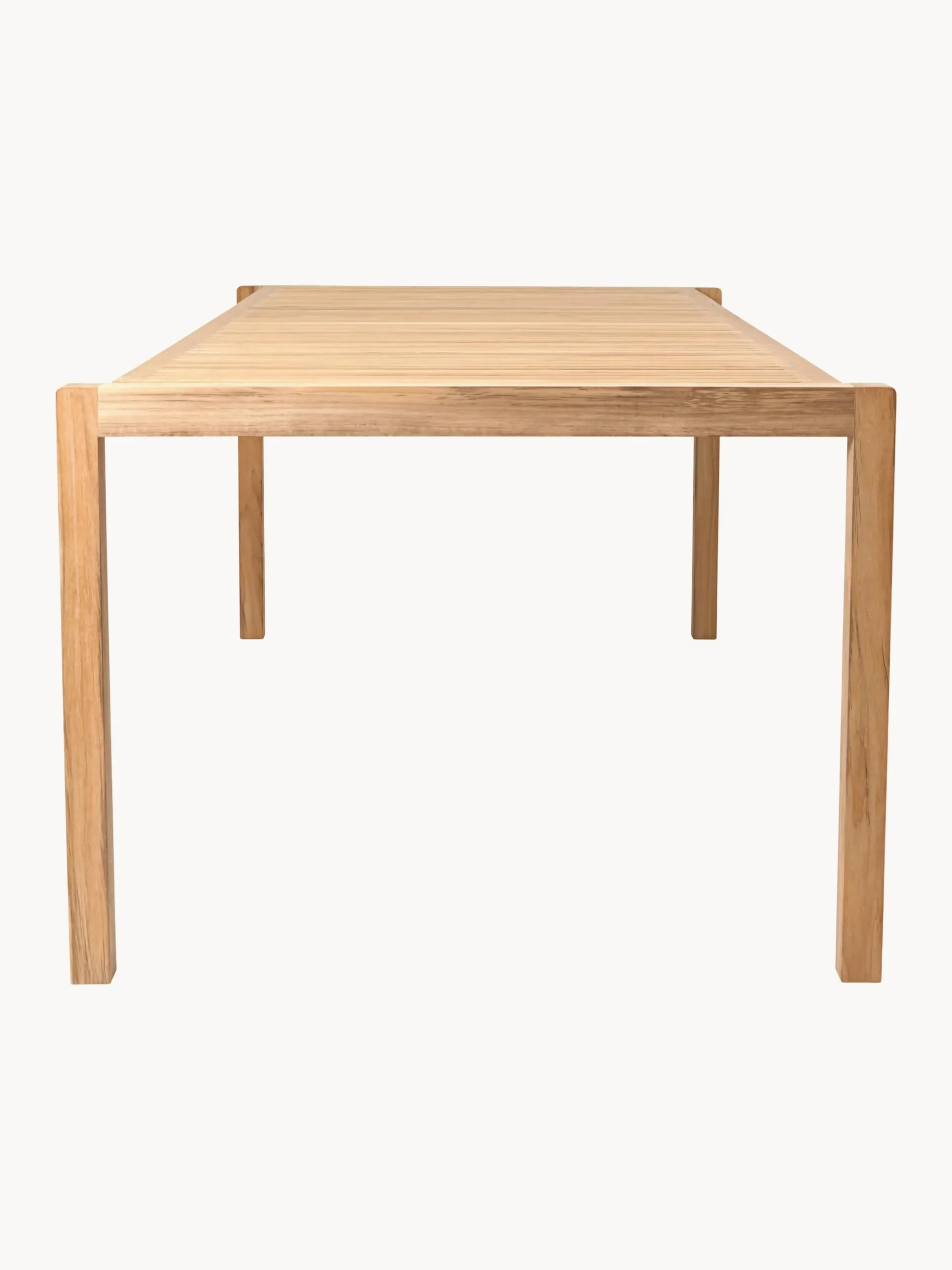 Tavolo da giardino in legno di teak AH901, 203 x 100 cm