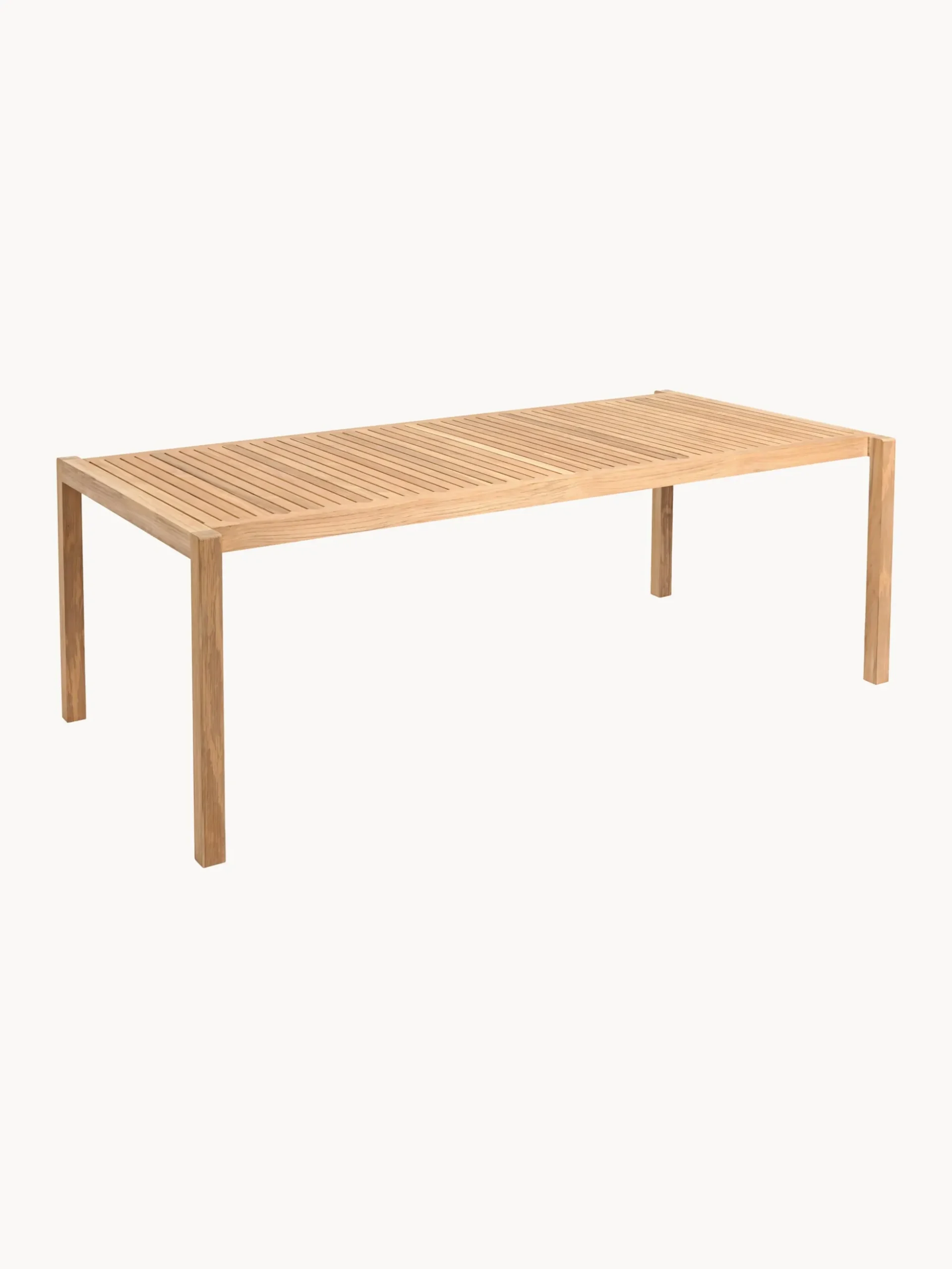 Tavolo da giardino in legno di teak AH901, 203 x 100 cm
