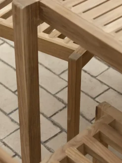 Tavolo da giardino in legno di teak AH901, 203 x 100 cm
