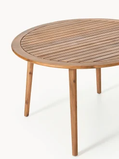 Tavolo da giardino rotondo in legno di acacia Marc, varie misure