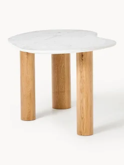 Tavolo da pranzo in marmo dalla forma organica Naruto, varie misure