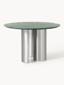 Tavolo da pranzo rotondo con piano in marmo Noam, Ø 120 cm