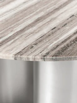 Tavolo da pranzo rotondo con piano in marmo Noam, Ø 120 cm