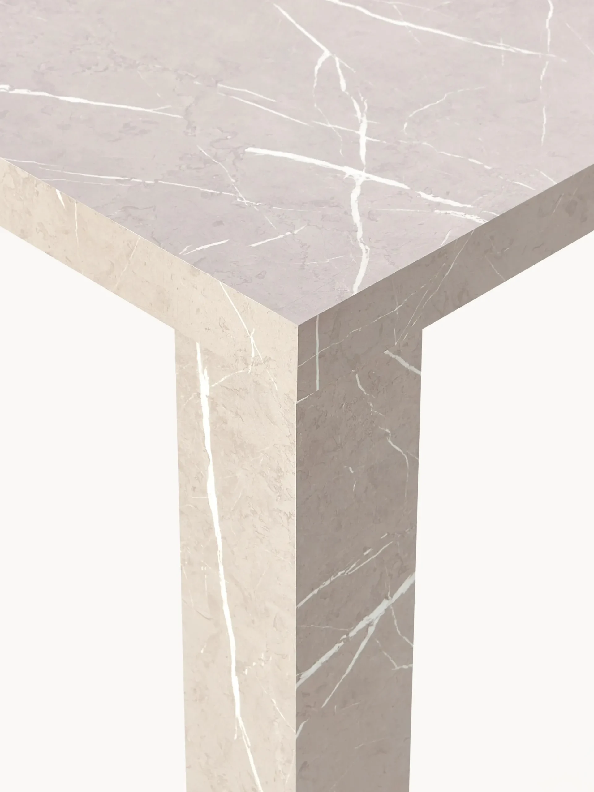 Tavolo effetto marmo Carl, 180 x 90 cm