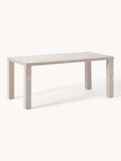 Tavolo effetto marmo Carl, 180 x 90 cm