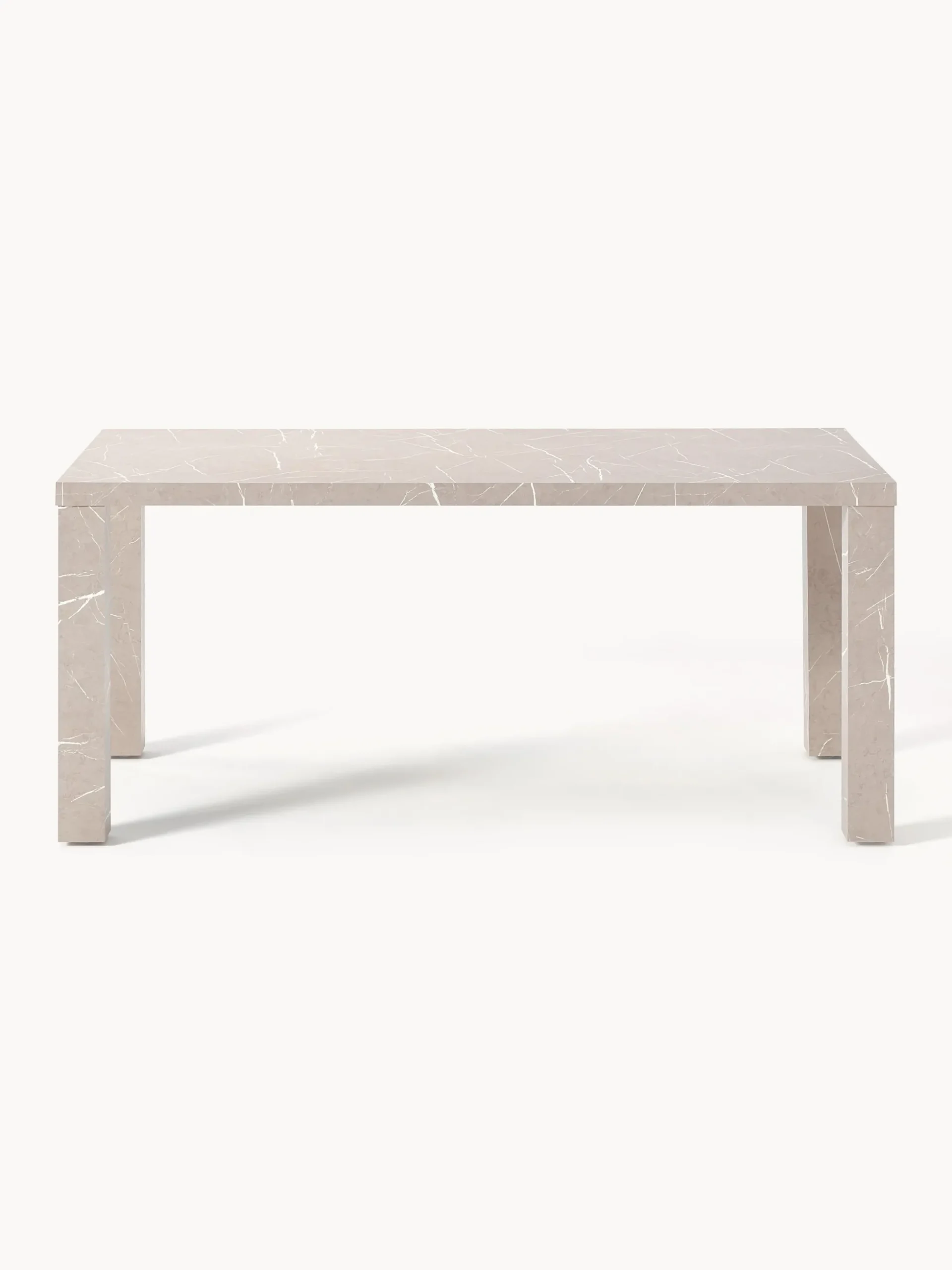 Tavolo effetto marmo Carl, 180 x 90 cm