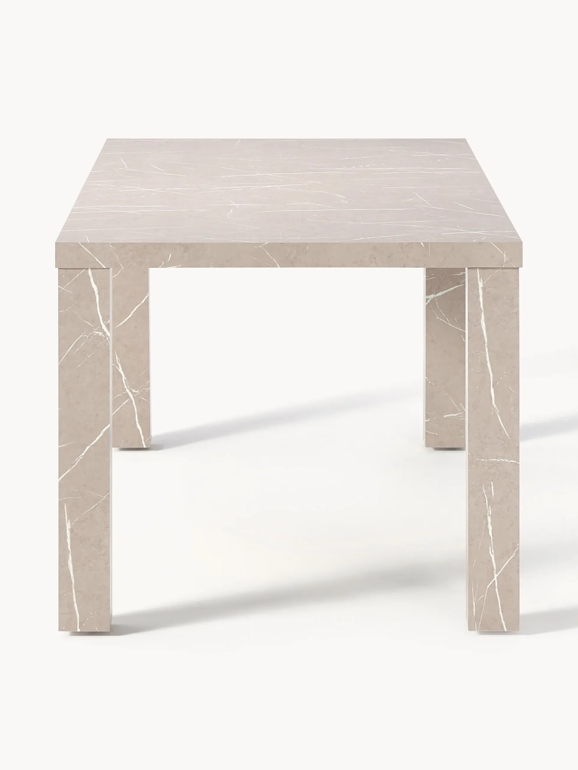Tavolo effetto marmo Carl, 180 x 90 cm
