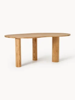 Tavolo in legno di quercia dalla forma organica Naruto, varie misure