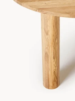 Tavolo in legno di quercia dalla forma organica Naruto, varie misure