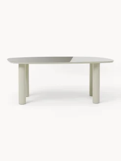 Tavolo organico con piano in vetro Beni, 200 x 110 cm