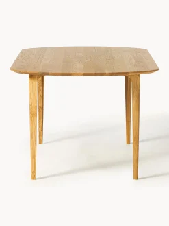 Tavolo ovale in legno di quercia Archie, 200 x 100 cm