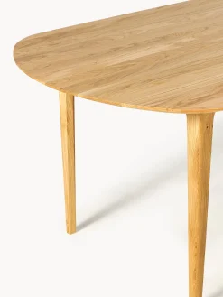 Tavolo ovale in legno di quercia Archie, 200 x 100 cm