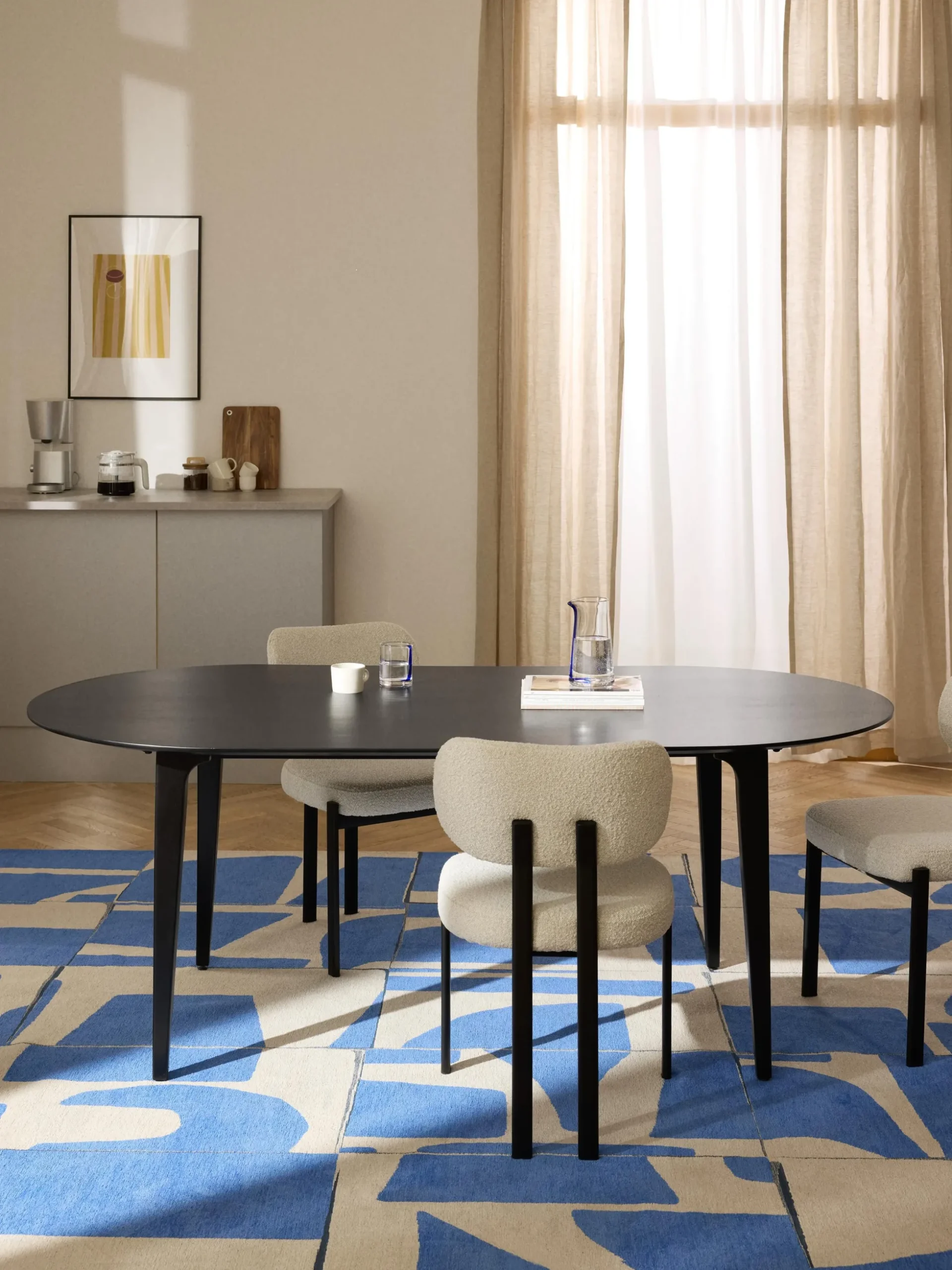 Tavolo ovale in legno massiccio di mango Archie, 200 x 100 cm