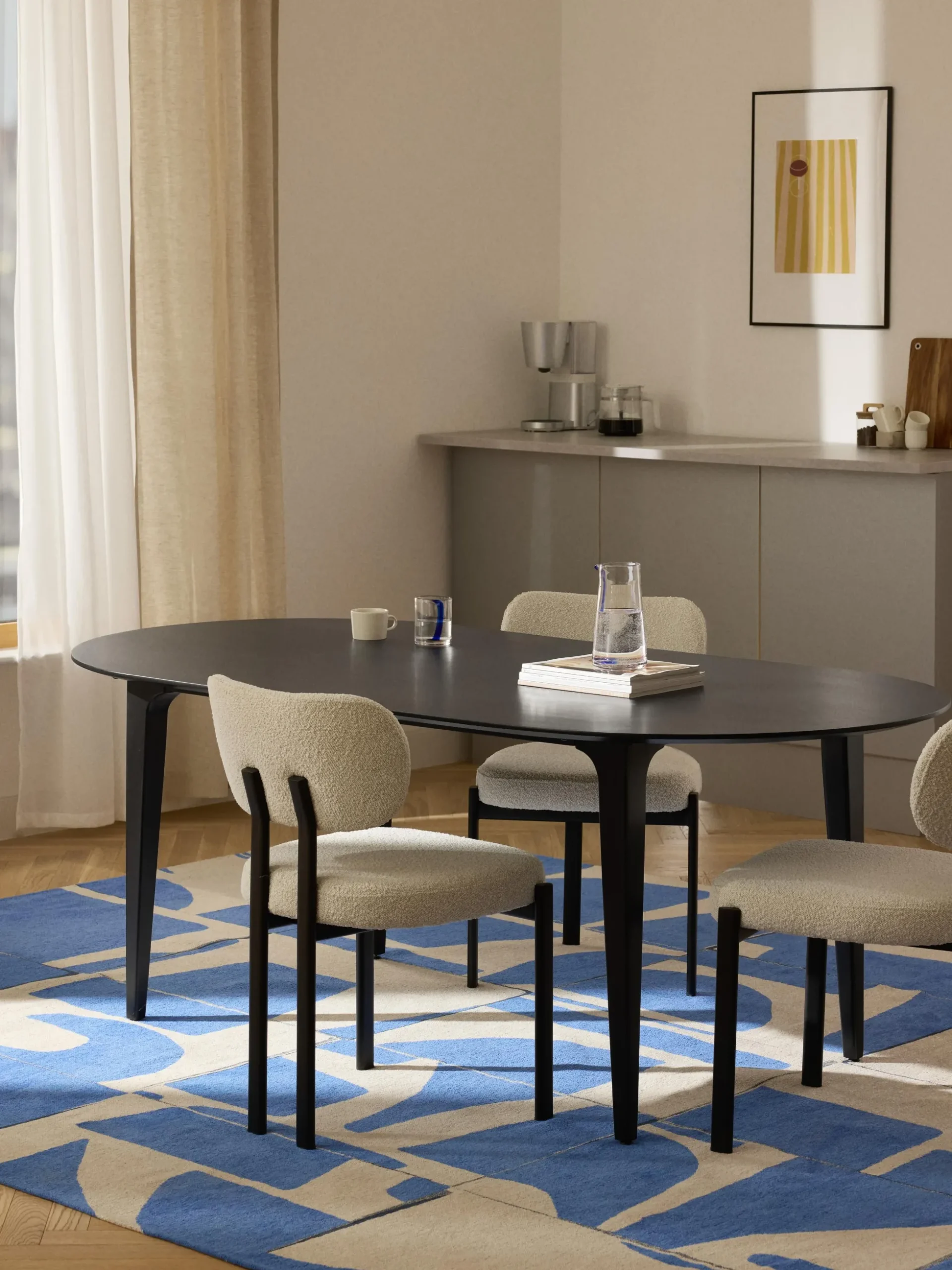 Tavolo ovale in legno massiccio di mango Archie, 200 x 100 cm