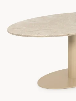 Tavolo ovale in marmo Miley, 180 x 90 cm