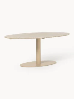 Tavolo ovale in marmo Miley, 180 x 90 cm