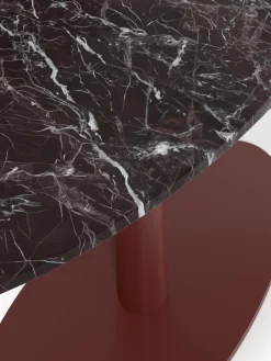 Tavolo ovale in marmo Miley, 180 x 90 cm