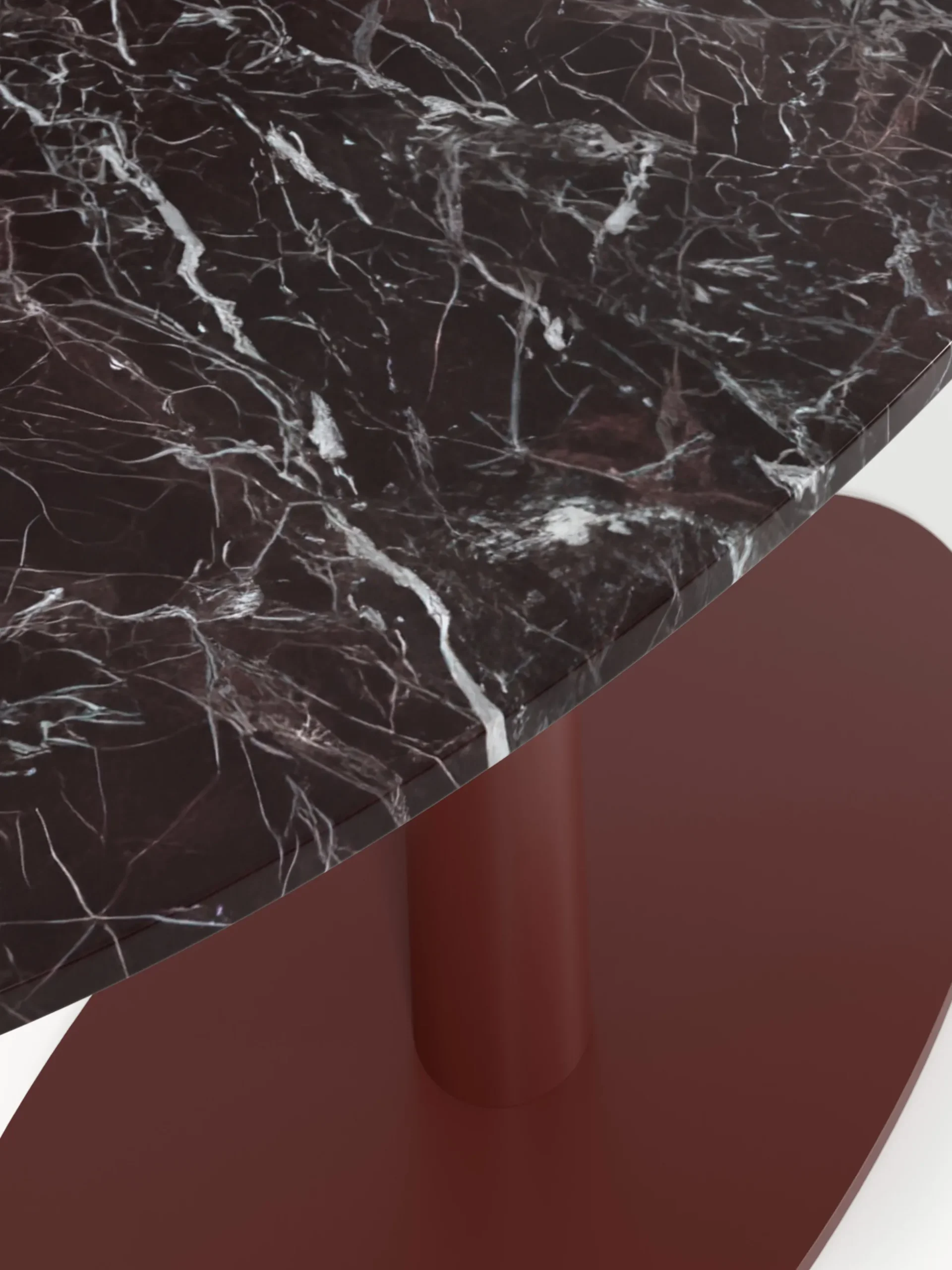 Tavolo ovale in marmo Miley, 180 x 90 cm