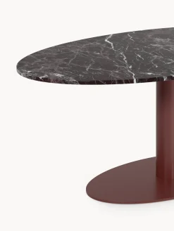 Tavolo ovale in marmo Miley, 180 x 90 cm