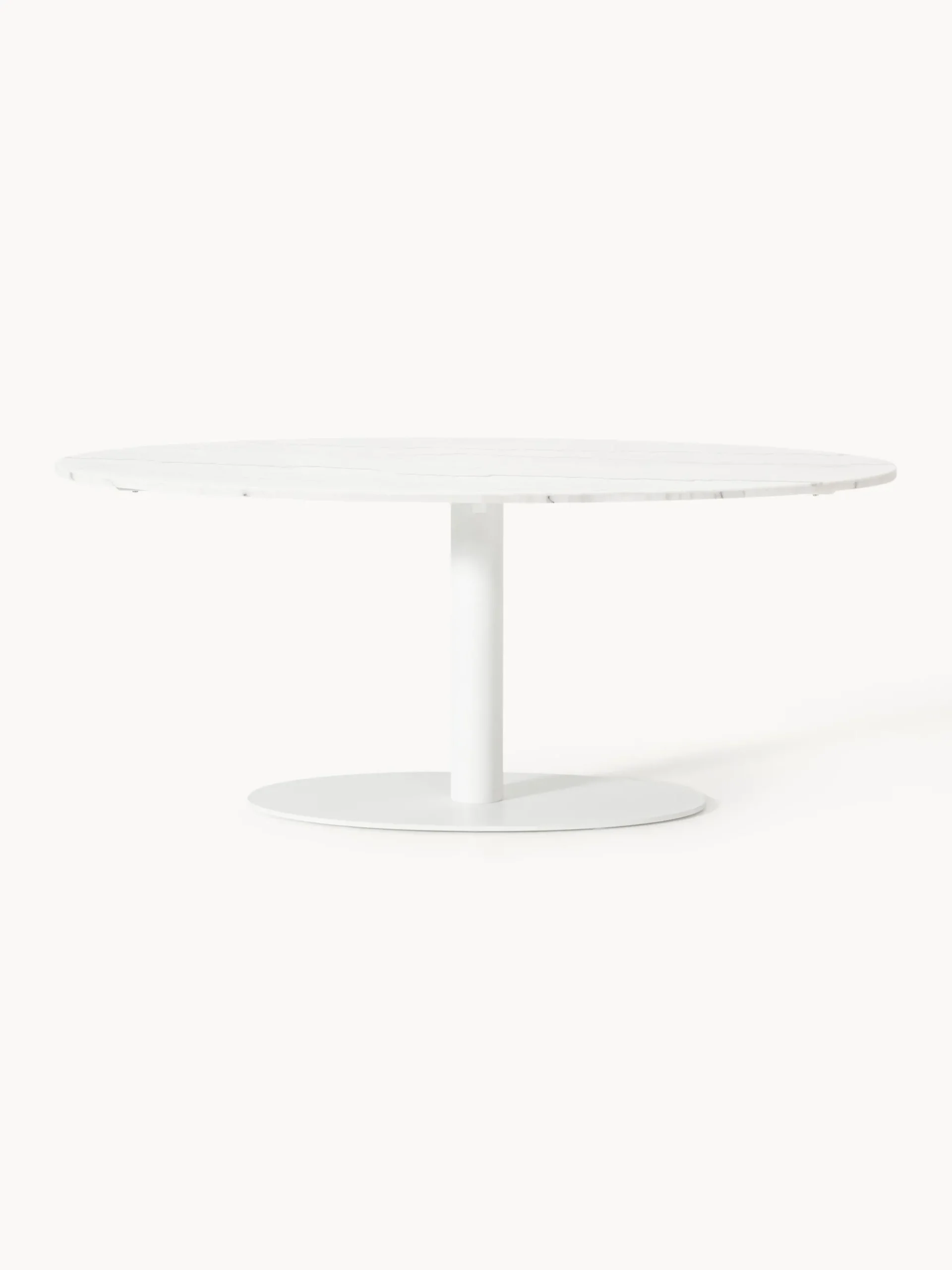 Tavolo ovale in marmo Miley, 180 x 90 cm