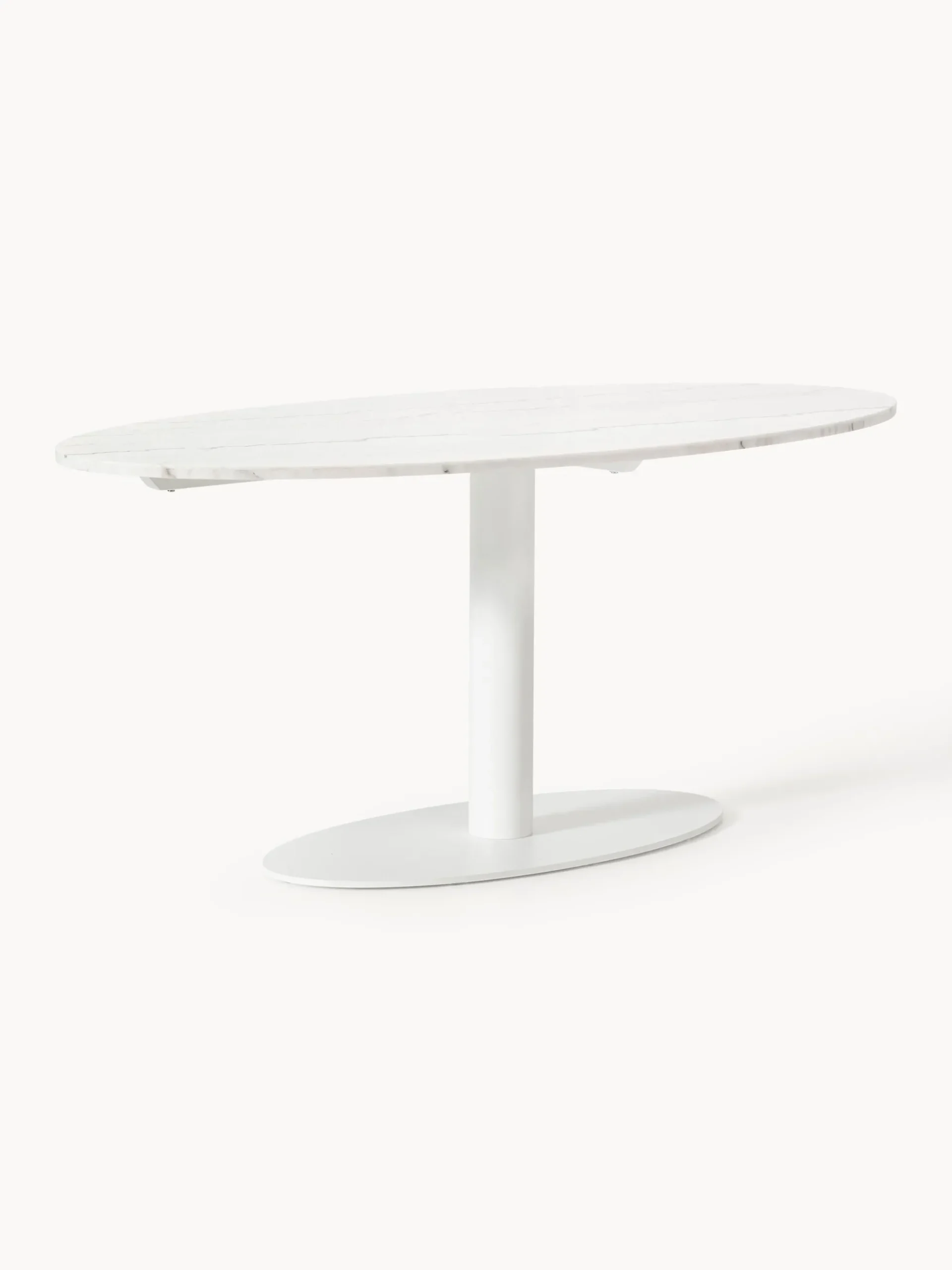 Tavolo ovale in marmo Miley, 180 x 90 cm