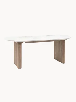 Tavolo ovale Marmo, 200 x 90 cm