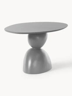 Tavolo ovale Sahra Grey, 180 x 90 cm